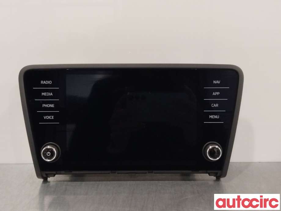 Multimedia display (MCU - Media Controller Unit) til Škoda Octavia 2017-2020 (Type III, Fase 2) (SKODA|5E0919605M)