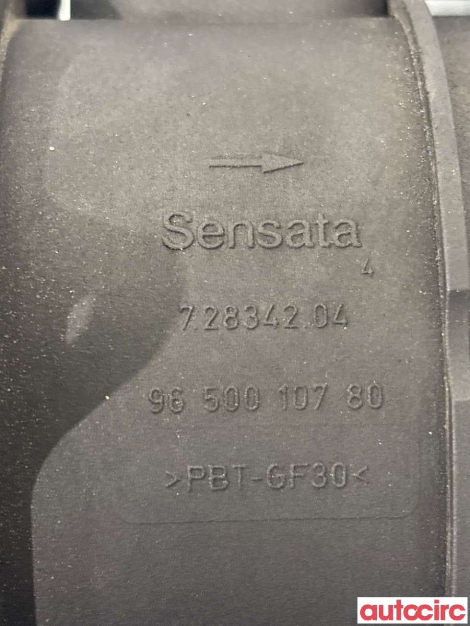 Luftmengde/luftmassemåler til Peugeot 5008 2010-2017 (Type I)  (PEUGEOT|1920GV|72834204|9650010780)