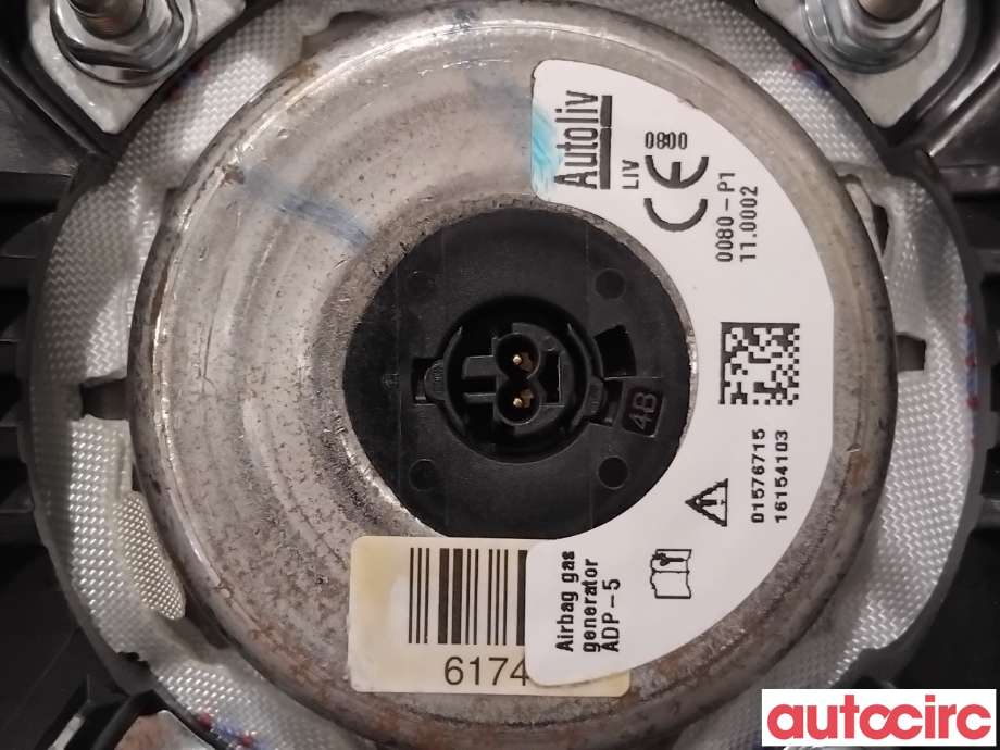 Airbag rattpute til Ford Transit Custom 2013-2023 (Type I)  (FORD|1763190||BK21-V042B85-AB35B8)