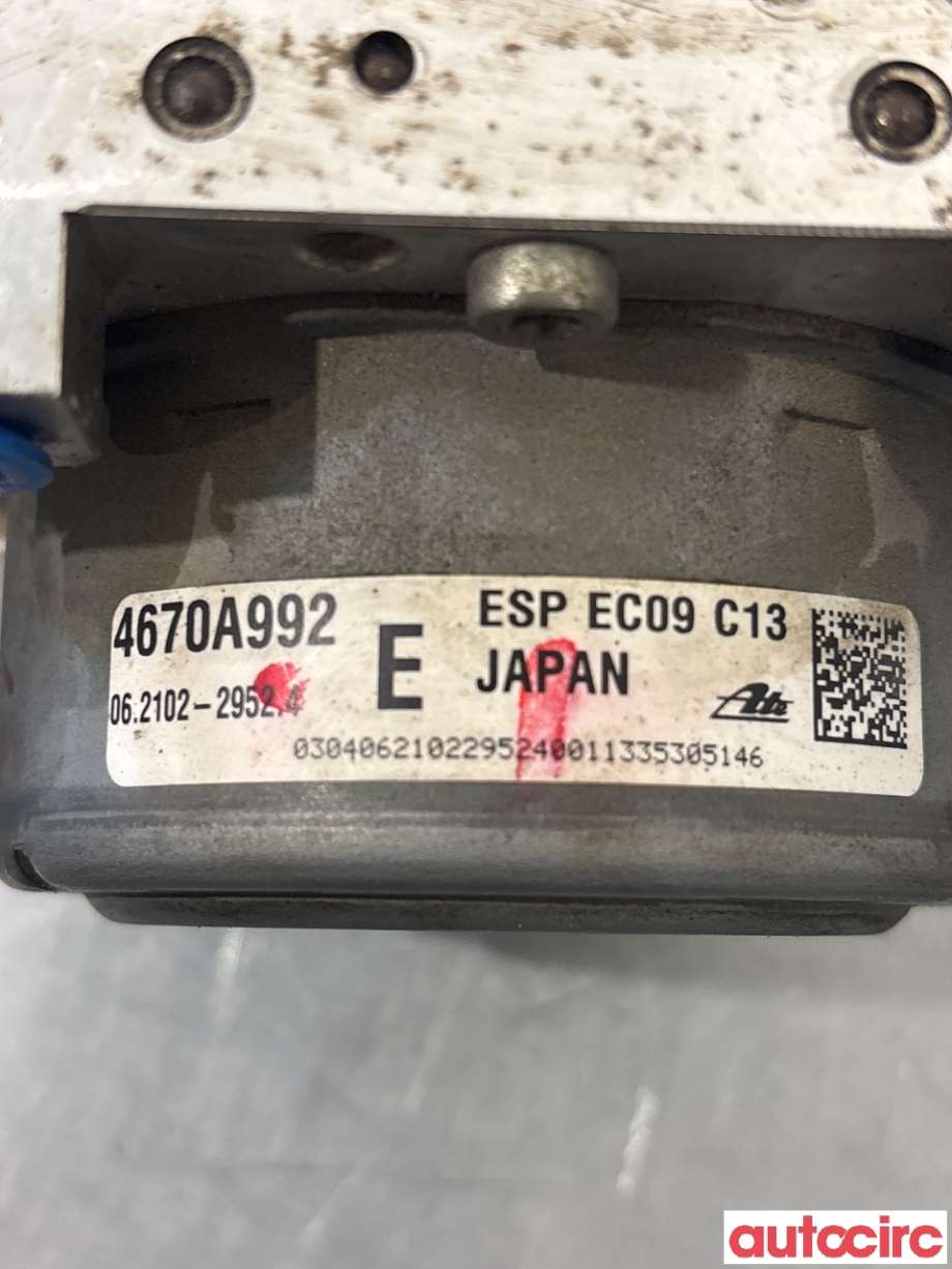 ABS sentral til Mitsubishi Outlander 2012-2015 (Type III, Fase 1)  (MITSUBISHI|4670A993|062102-29524|4670A992)