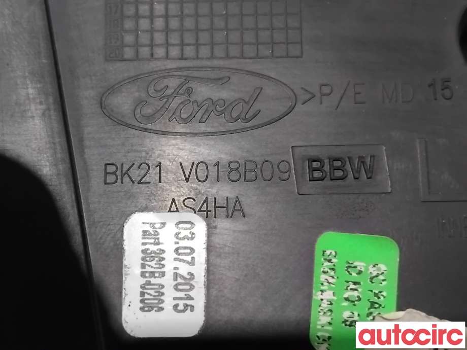 Dashbord friskluftdyse til Ford Transit Custom 2013-2023 (Type I)  (FORD|1814979||BK21V018B09BBW)