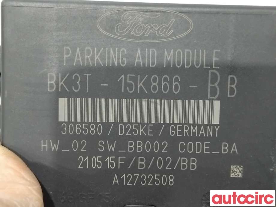 Styreenhet parkering til Ford Transit Custom 2013-2023 (Type I)  (FORD|1840630|306580|BK3T-15K866-BB)
