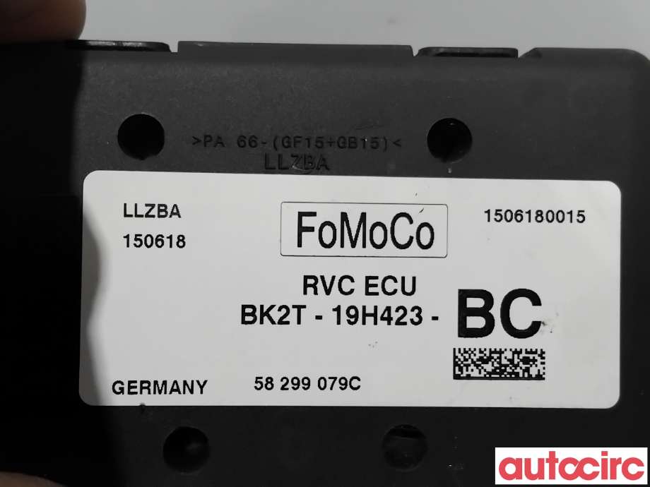 Styreenhet parkering til Ford Transit Custom 2013-2023 (Type I)  (FORD|1865726|58299079C|BK2T-19H423-BC)