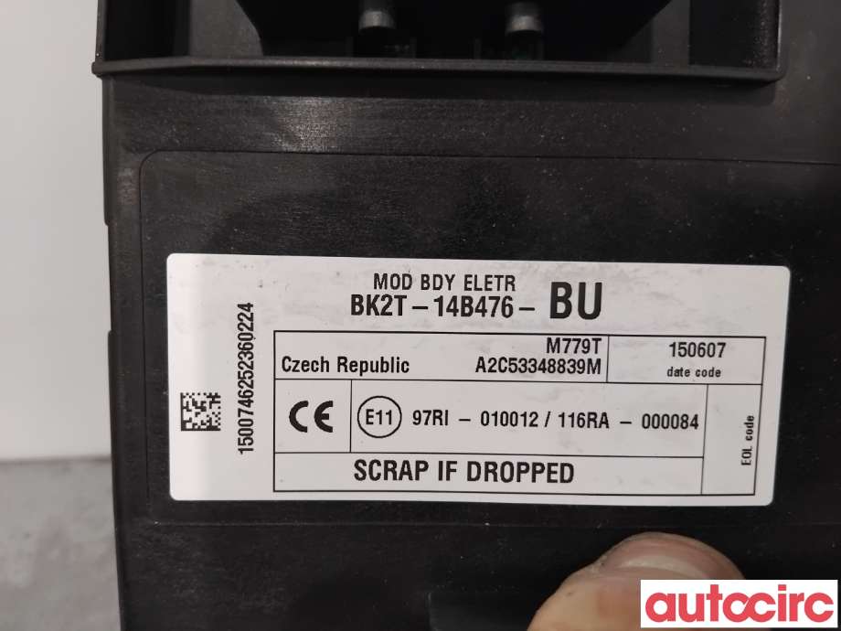 Sikringsboks til Ford Transit Custom 2013-2023 (Type I)  (FORD|2294547||BK2T-14B476-BU)