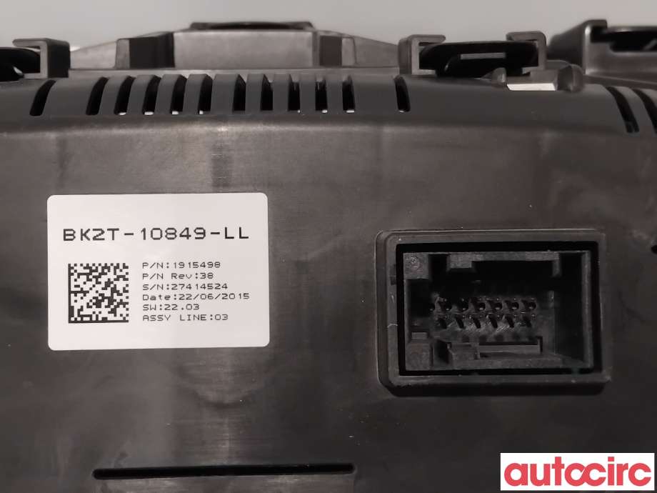 Instrumentpanel til Ford Transit Custom 2013-2023 (Type I)  (FORD|2780573|1915498-38|BK2T-10849-LL)