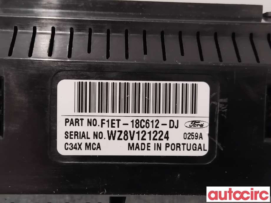 Varmeapparat betjening til Ford C-Max 2010-2015 (Type II, Fase 1) (FORD|2376689||F1ET-18C612-DJ)
