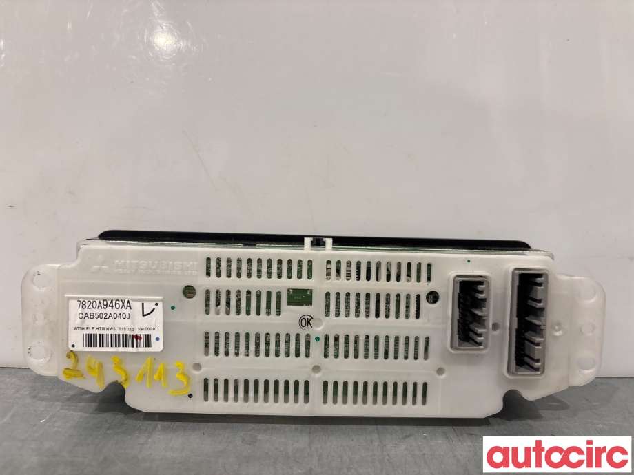 Varmeapparat betjening til Mitsubishi Outlander 2015-->> (Type III, Fase 2)  (MITSUBISHI|7820A946XA|CAB502A040J|)