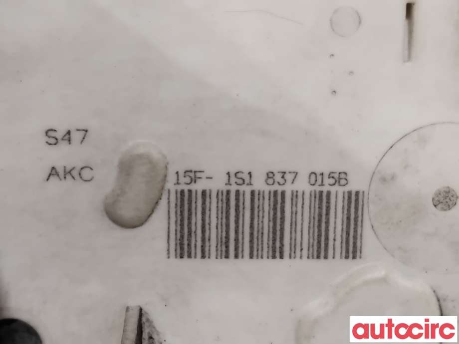 Låsekasse venstre foran til Škoda Fabia 2010-2014 (Type II, Fase 2)  (SKODA|5N1837015C||1S1837015B)