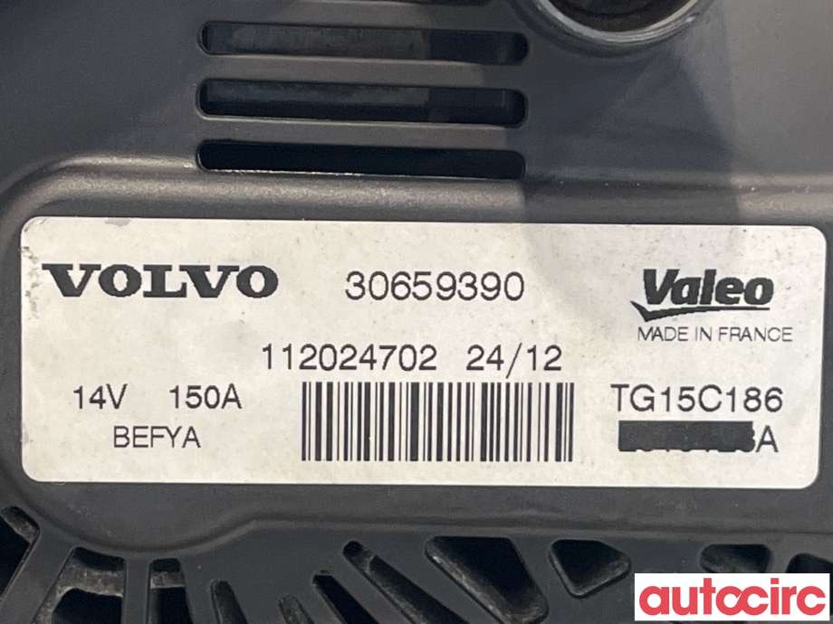 Dynamo til Volvo V60 2010-2013 (Type I, Fase 1) (VOLVO|36012505)