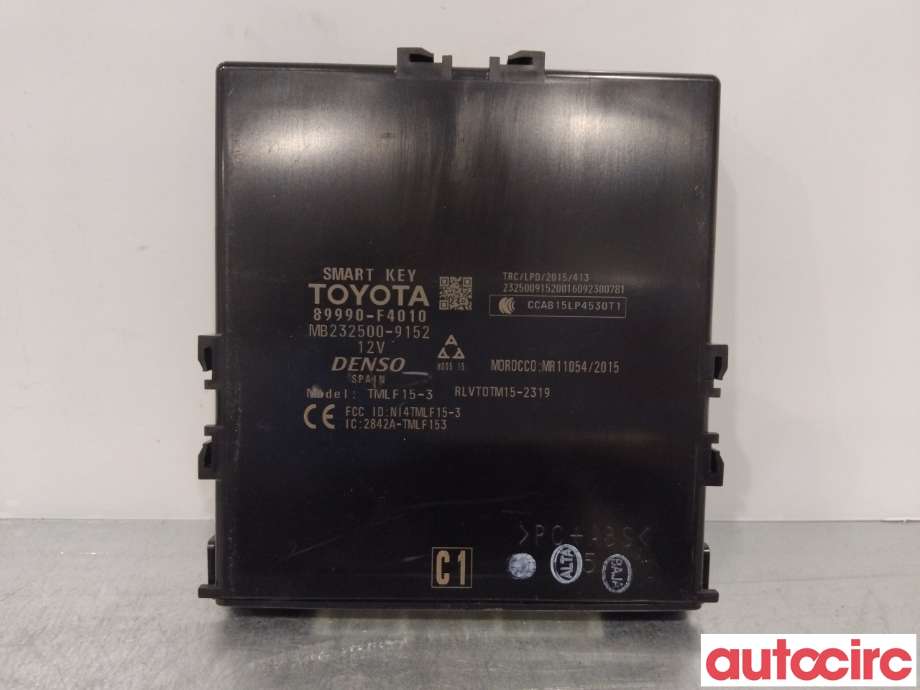 Styreenhet nøkkelfri/keyless til Toyota C-HR 2016-->> (TOYOTA|89990F4010|)