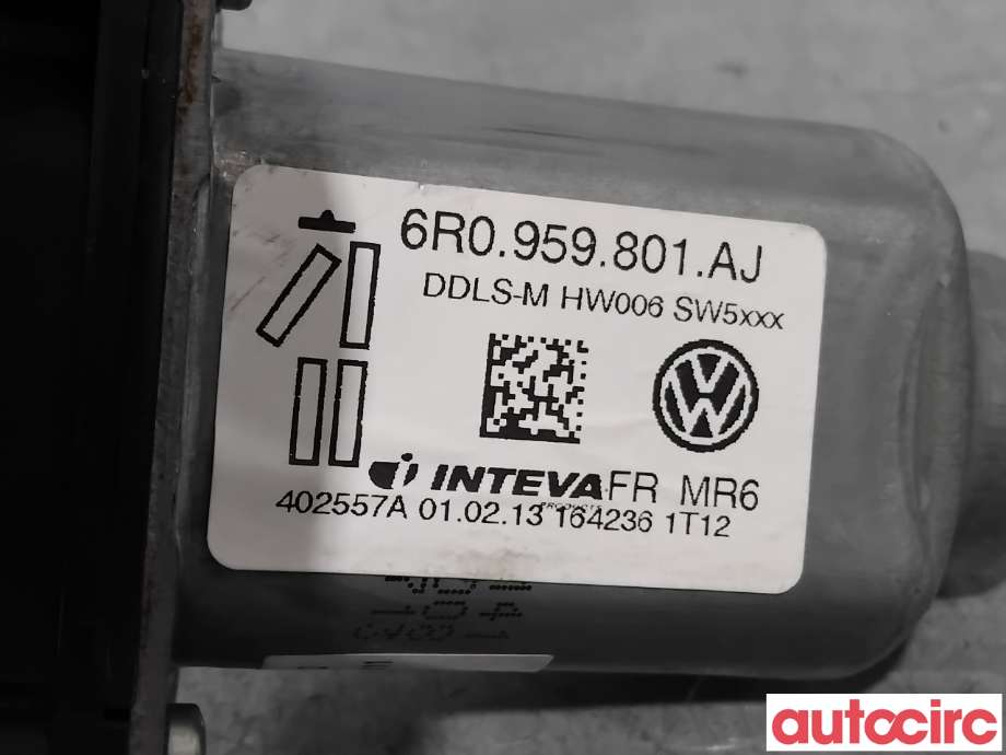 Ruteheis venstre foran til Škoda Fabia 2010-2014 (Type II, Fase 2)  (SKODA|6R0959801M|402557A|6R0959801CS)