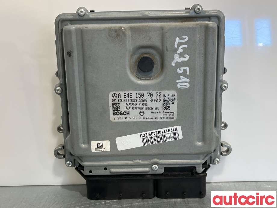 Styreenhet motor til Mercedes Vito/Viano, 2004-2010 (Fase 1) (W639) (W639) (MERCEDES|A6461507072)