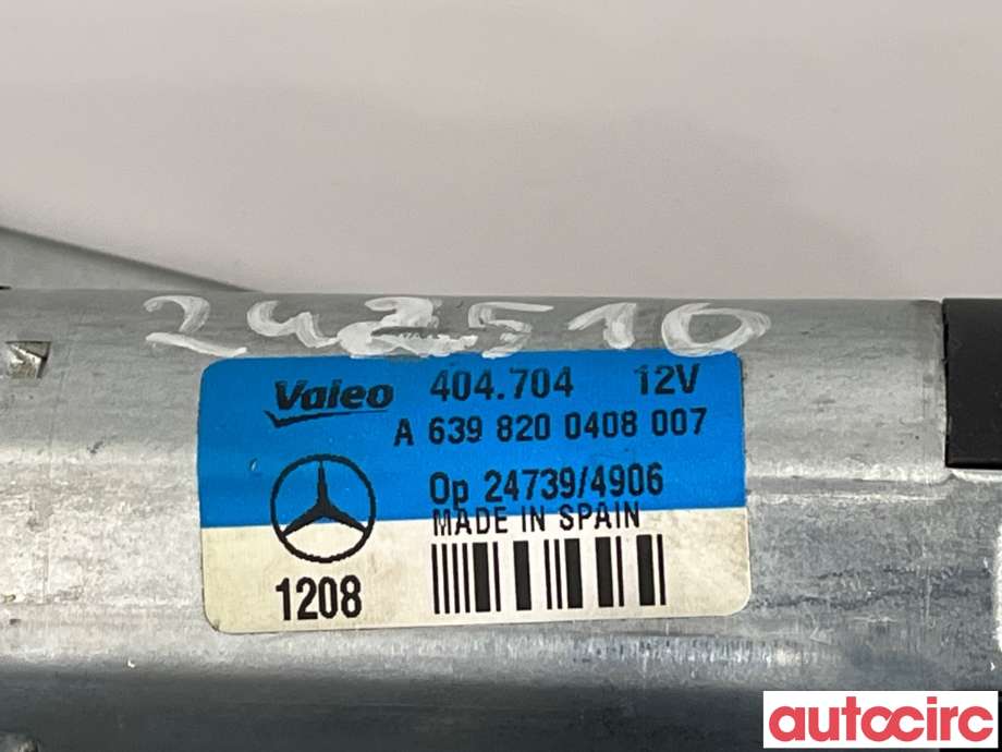 Viskermotor bakrute til Mercedes Vito/Viano 2004-2010 (Fase 1) (W639) (W639) (MERCEDES|A6398200408)