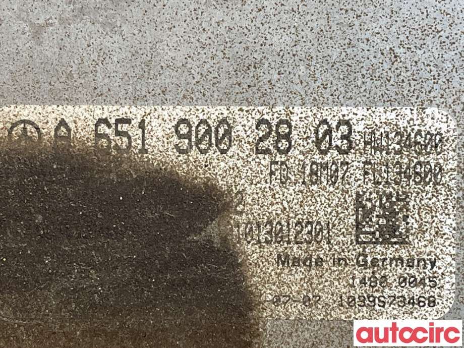 Styreenhet motor til Mercedes Vito 2014-->> (W447) (W447) (MERCEDES|A6519002803)