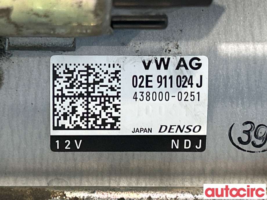Starter diesel til Škoda Yeti 2014-2017 (Fase 2)  (SKODA|02E911024J|438000-0251)