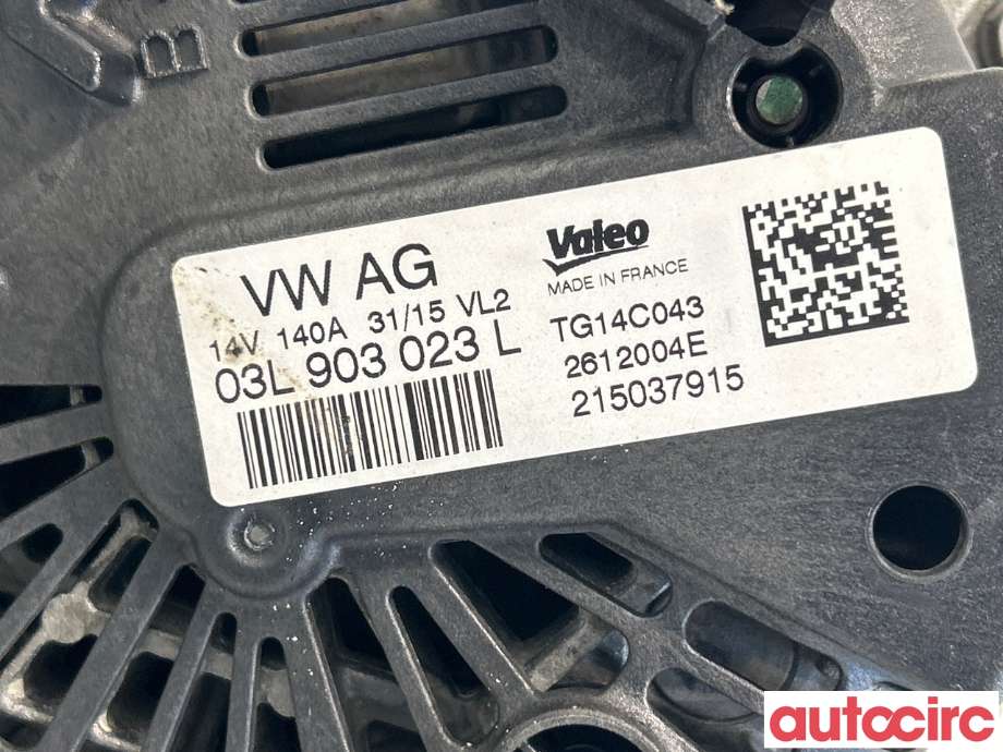 Dynamo til Škoda Yeti 2014-2017 (Fase 2)  (SKODA|03L903023K|03L903023L)