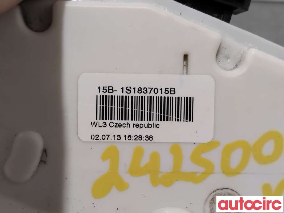 Låsekasse venstre foran til Škoda Superb 2008-2015 (Type II)  (SKODA|1S1837015B||1S1837015G)