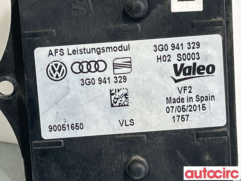 Styreenhet xenon/ballast til VW Passat 2015-2019 (Fase 1) (B8) (B8) (VOLKSWAGEN|3G0941329)
