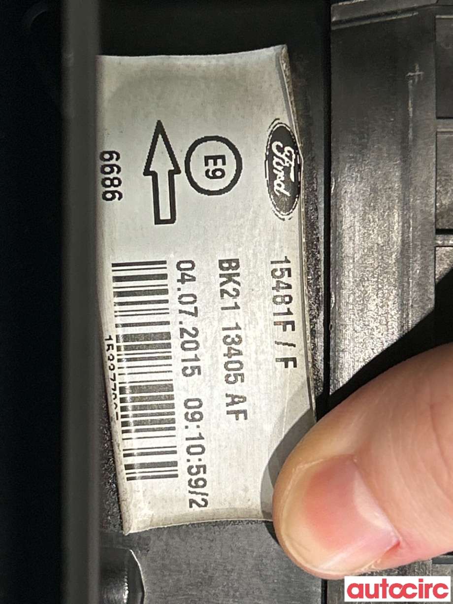 Baklykt venstre til Ford Transit Custom 2013-2023 (Type I) (FORD|2411271|BK2113405AF)