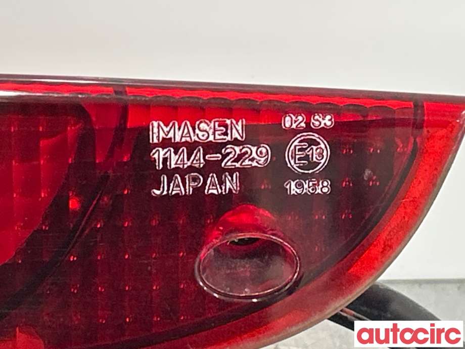 Baklykt bremselys bakrute til Peugeot iOn 2011-2020  (PEUGEOT|6350LX|1144-229)