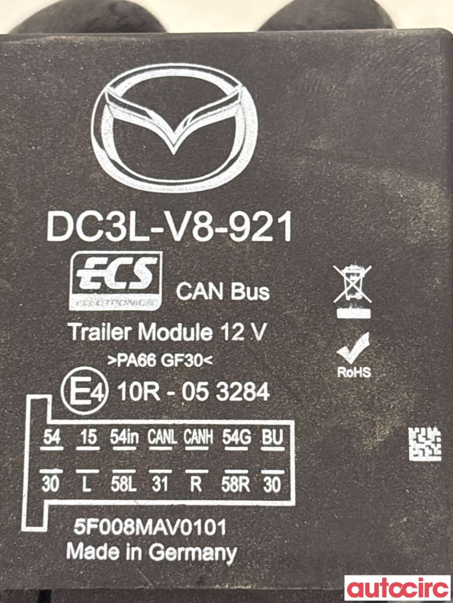 Styreenhet hengerfeste til Mazda CX-3 2015-2022  (MAZDA|NO NR||DC3LV8921)