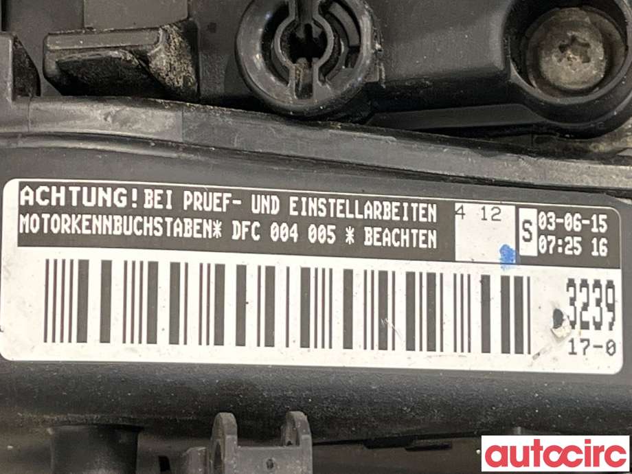 Motor diesel til VW Passat 2015-2019 (Fase 1) (B8) (B8) (VOLKSWAGEN|04L100090M|DFCA|04L100036L)