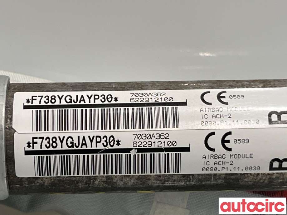 Airbag gardin høyre til Mitsubishi Outlander 2015-->> (Type III, Fase 2)  (MITSUBISHI|7030A362)