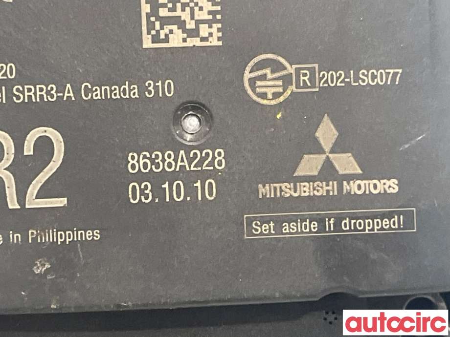 Sensor radar til Mitsubishi Outlander 2015-->> (Type III, Fase 2)  (MITSUBISHI|8638A228)