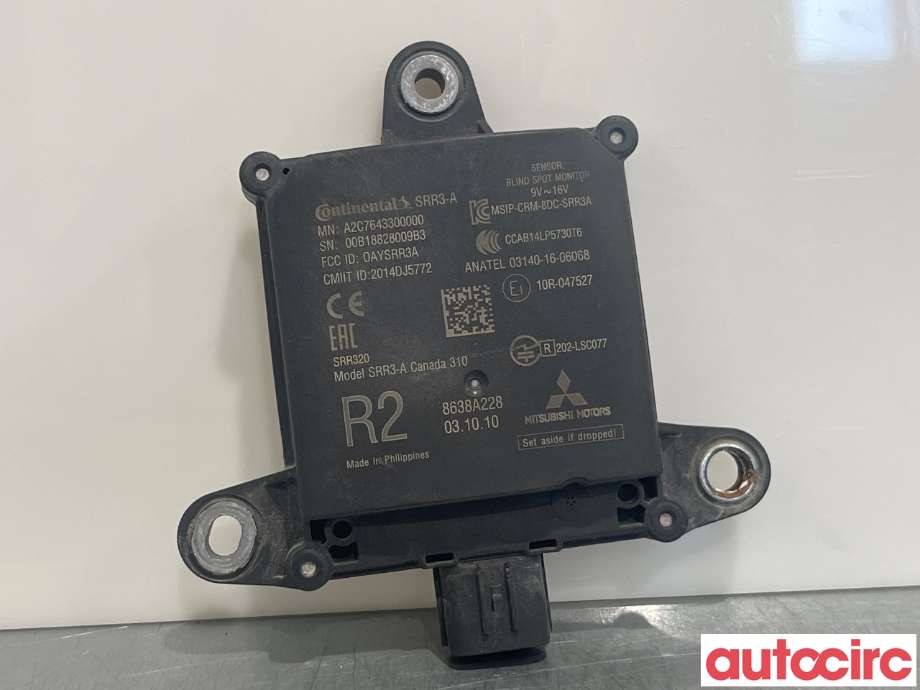 Sensor radar til Mitsubishi Outlander 2015-->> (Type III, Fase 2) (MITSUBISHI|8638A228)