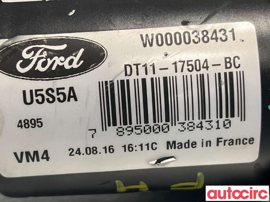 Viskermotor frontrute til Ford Transit Connect 2013-2018 Type II, Fase 1  (FORD|2080411|DT11-17504-BC)