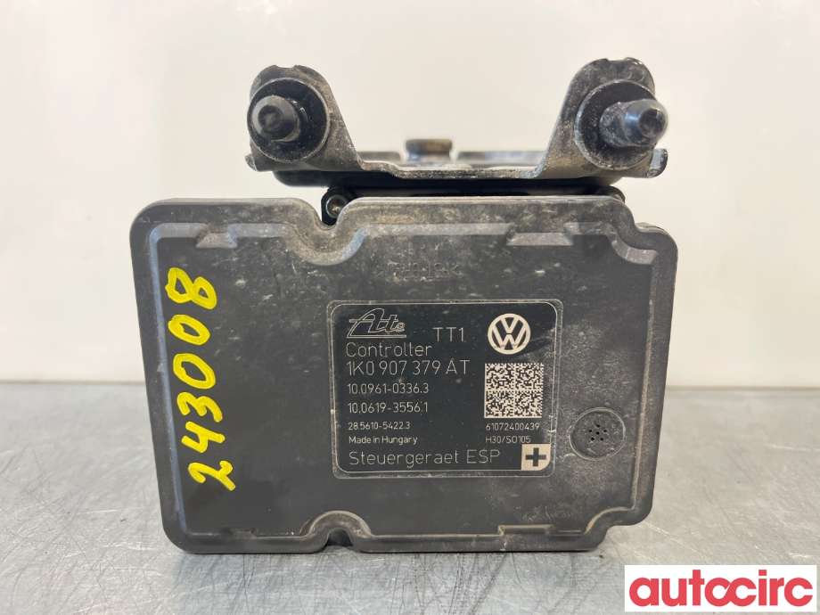 ABS sentral til Audi A3 2009-2012 (Type II, Fase 2)  (AUDI|1K0614517CB||1K0907379AT)