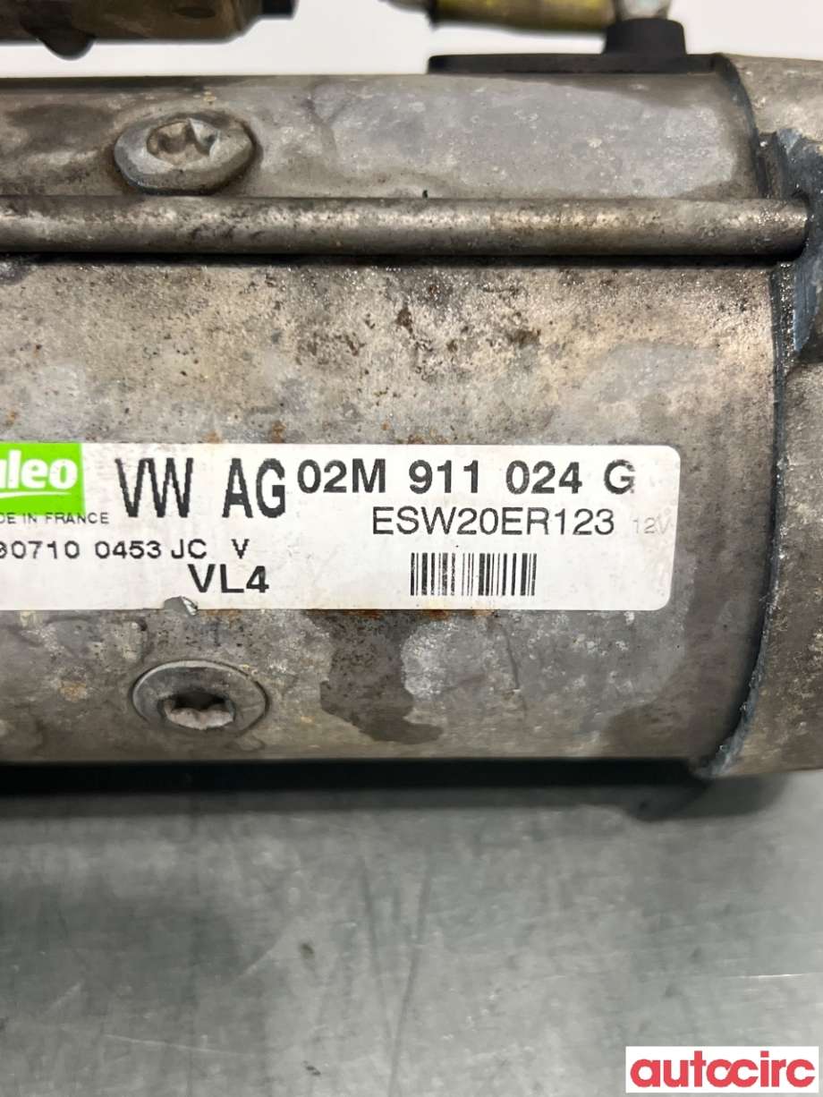 Starter diesel til Audi A3 2009-2012 (Type II, Fase 2) (AUDI|02M911024C||02M911024G)