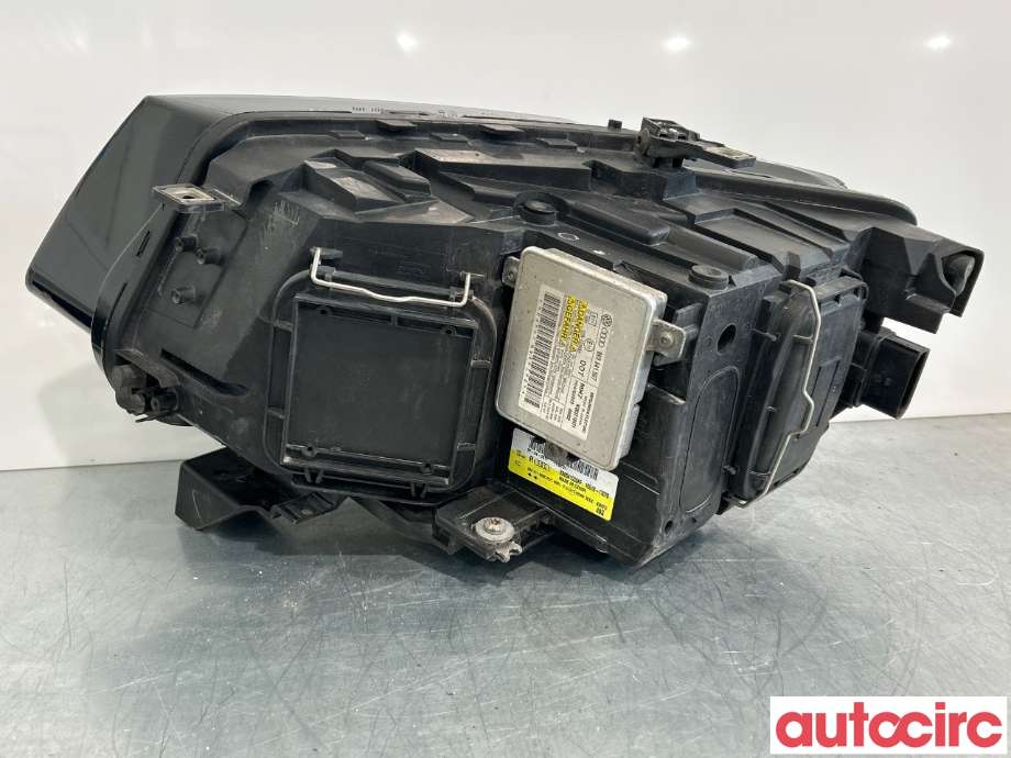 Frontlykt høyre xenon til Audi Q5 2008-2012 (Type I, Fase 1)  (AUDI|8R0998030J|8R0998030F|8R0941030AF)