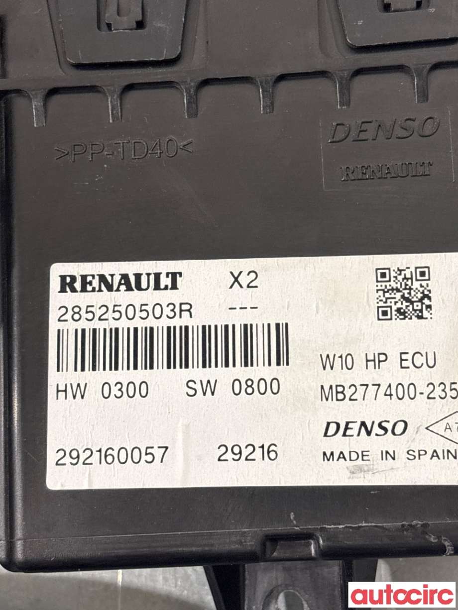 Styreenhet klima/aircondition til Renault Zoe 2013-2019 (Fase 1)  (RENAULT|285250503R|)