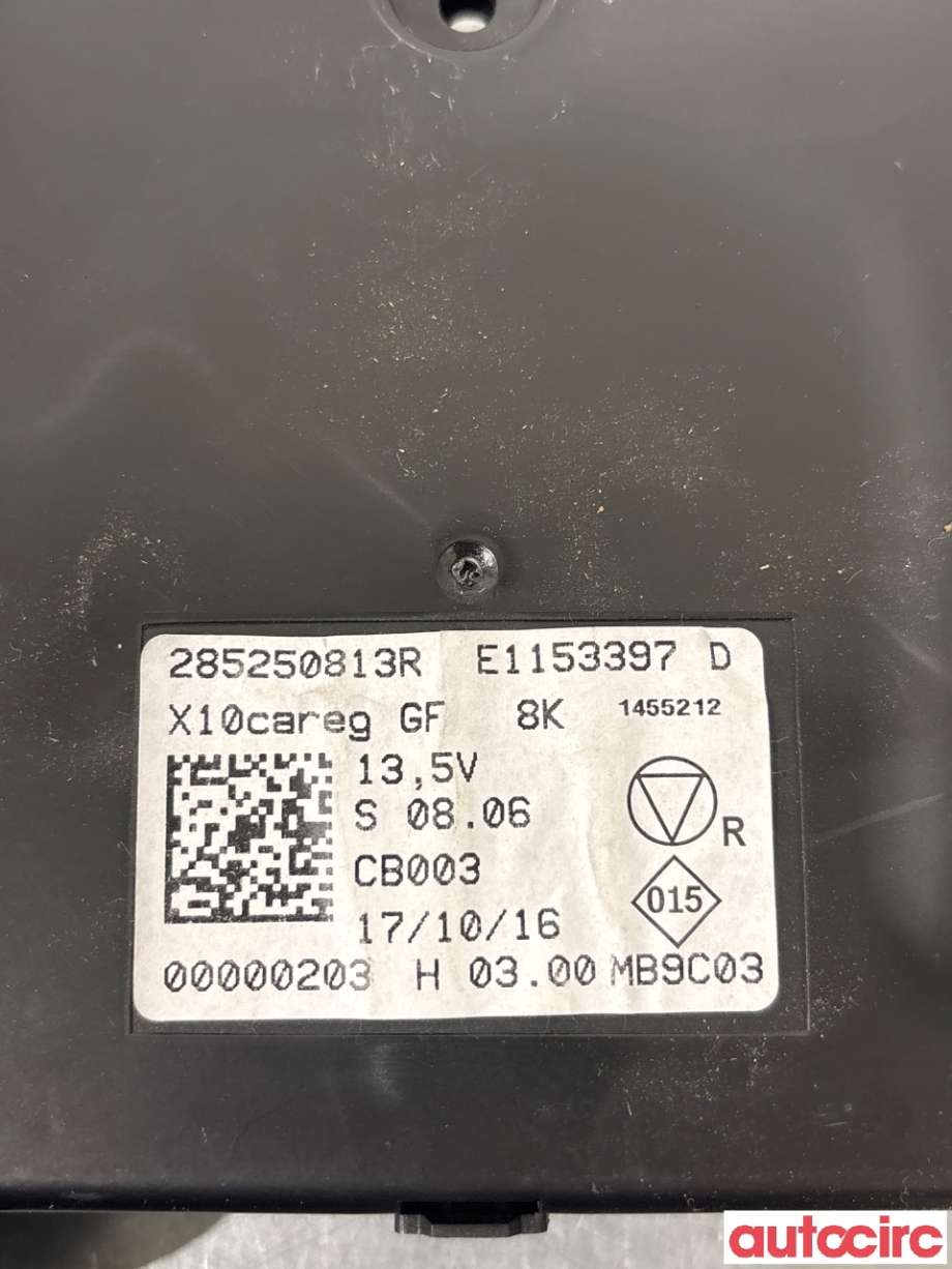 Styreenhet klima/aircondition til Renault Zoe 2013-2019 (Fase 1)  (RENAULT|285255605R||285250813R)