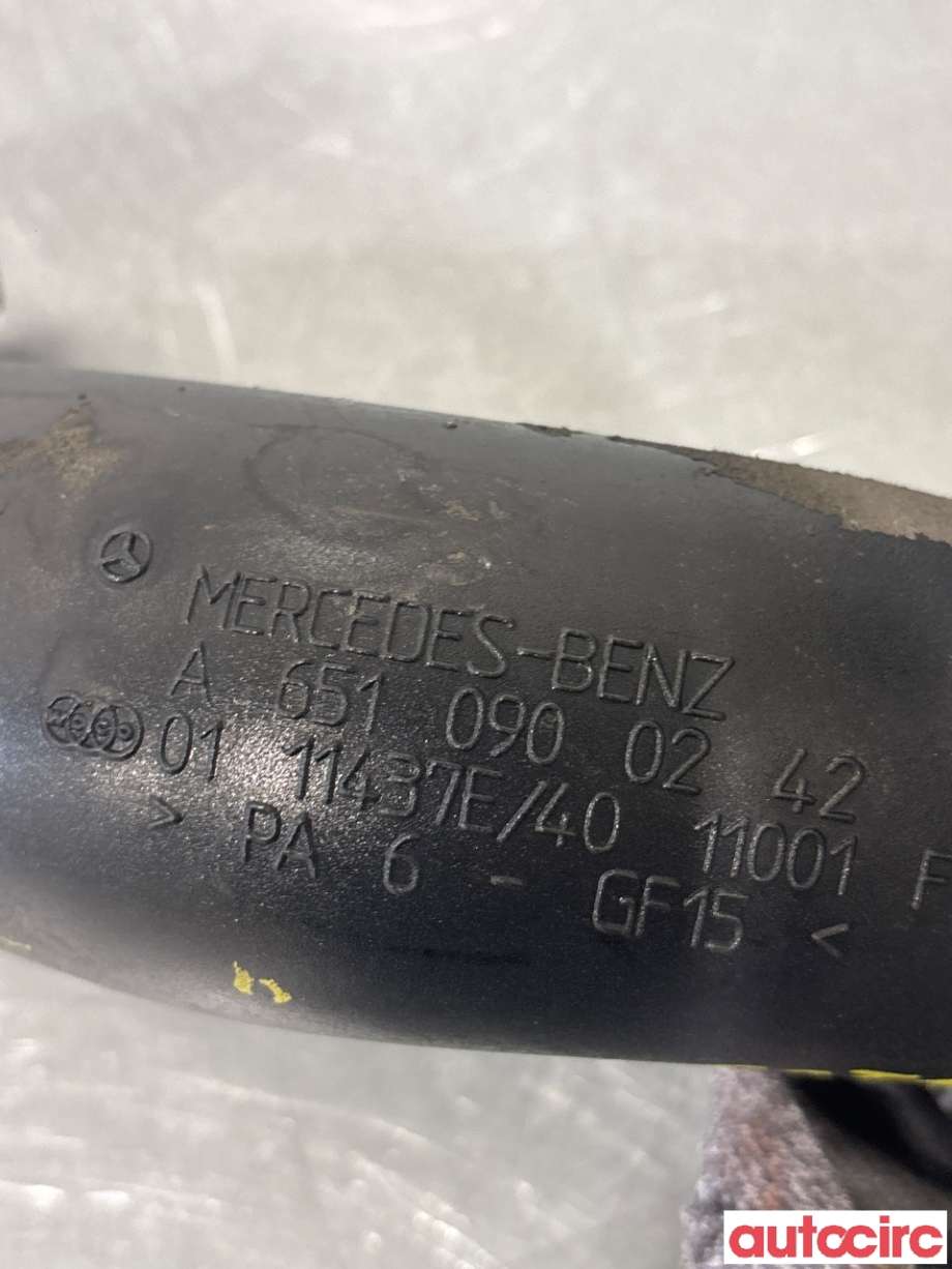 Turbo rør til Mercedes E-Klasse 2009-2013 (Fase 1) (W212) (W212) (MERCEDES|A6510900242|)