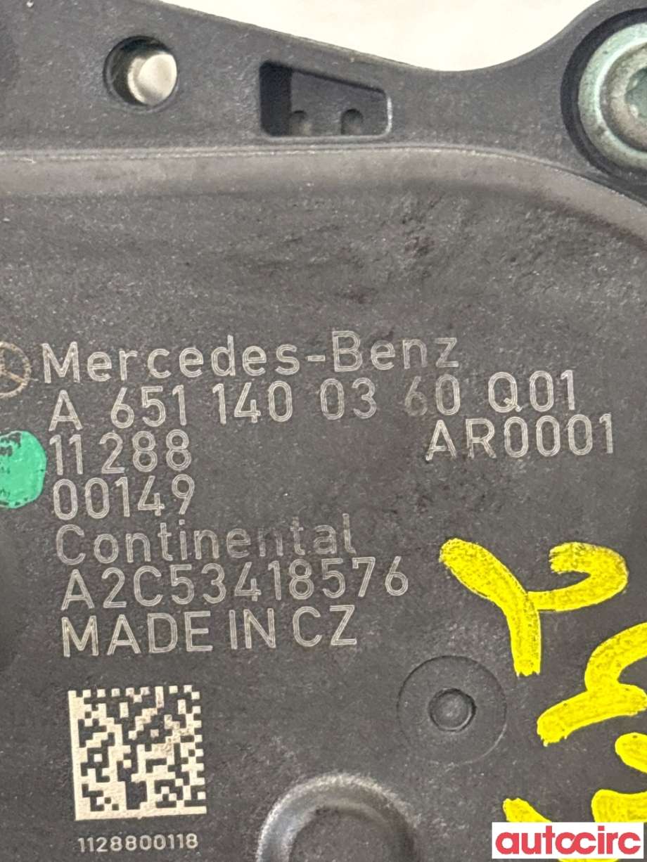 EGR-ventil til Mercedes E-Klasse 2009-2013 (Fase 1) (W212) (W212) (MERCEDES|A6511400860|A2C53418576|A6511400360)