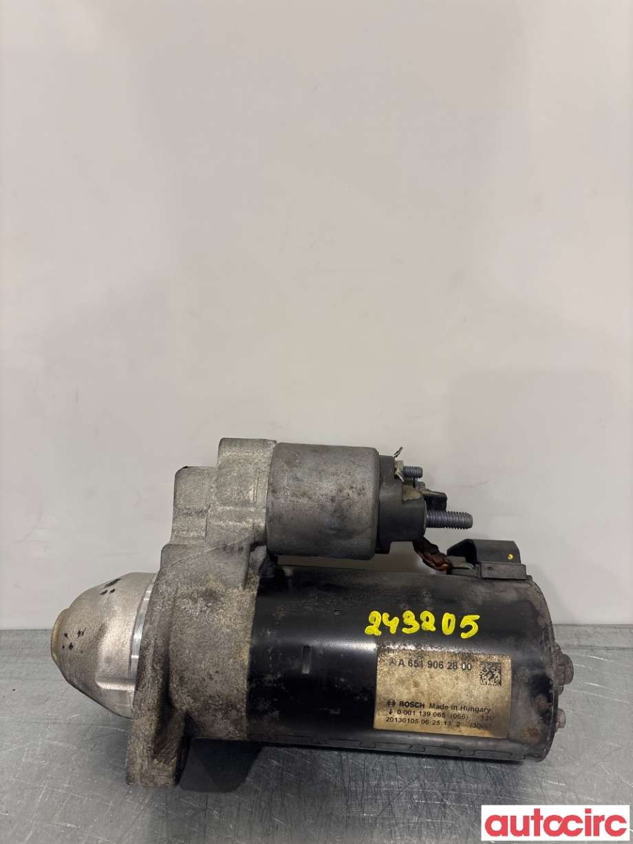 Starter diesel til Mercedes E-Klasse 2009-2013 (Fase 1) (W212) (W212) (MERCEDES|A6519062800|0001139065)
