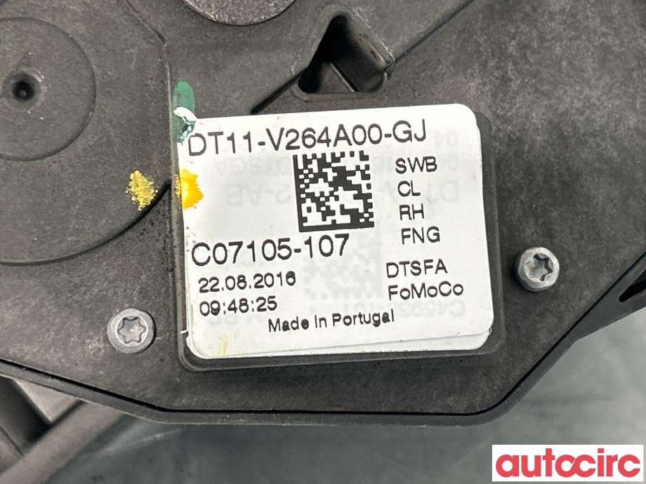 Låsekasse høyre til Ford Transit Connect 2013-2018 Type II, Fase 1  (FORD|2229957|C07105-107|DT11-V264A00-GJ)