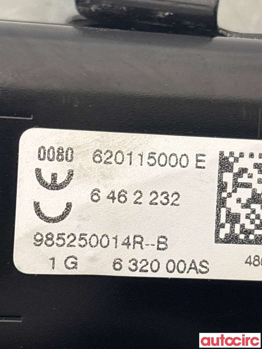 Airbag passasjer til Renault Zoe 2013-2019 (Fase 1)  (RENAULT|985250014R|620115000E)