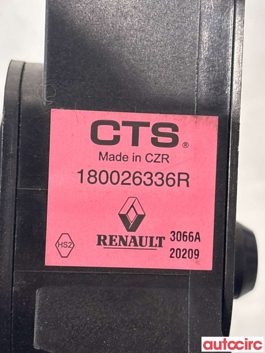 Pedal gass til Renault Zoe 2013-2019 (Fase 1)  (RENAULT|180026336R|)