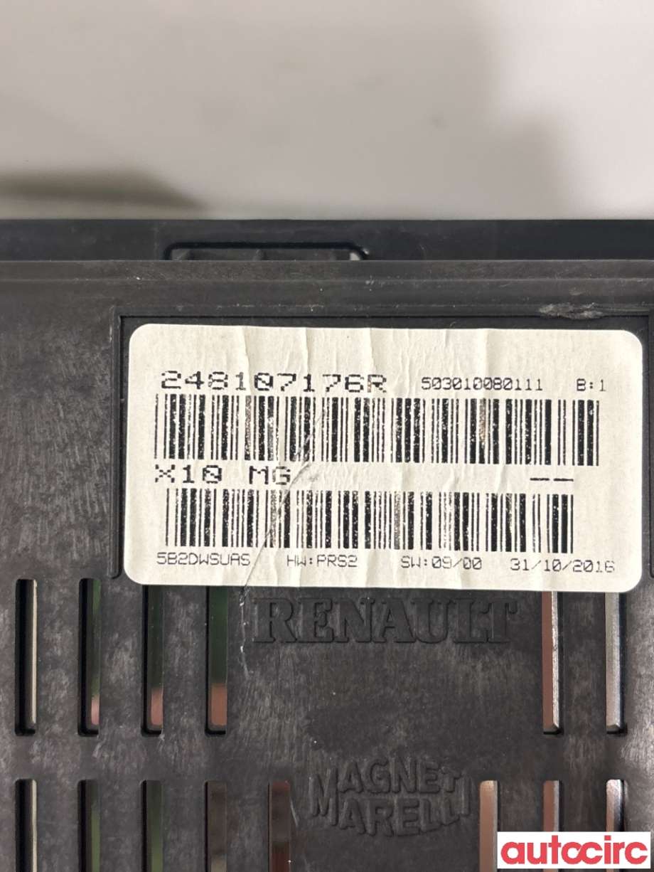 Instrumentpanel til Renault Zoe 2013-2019 (Fase 1)  (RENAULT|248105950R||248107176R)