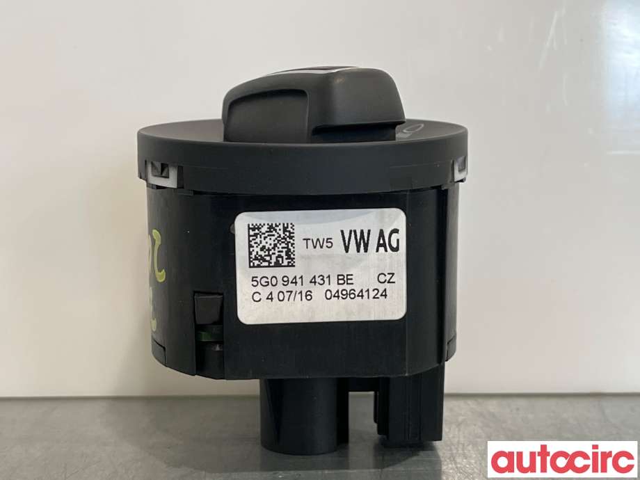 Bryter lys til VW e-Golf 2014-2017 (Fase 1)  (VOLKSWAGEN|5G0941431BE)