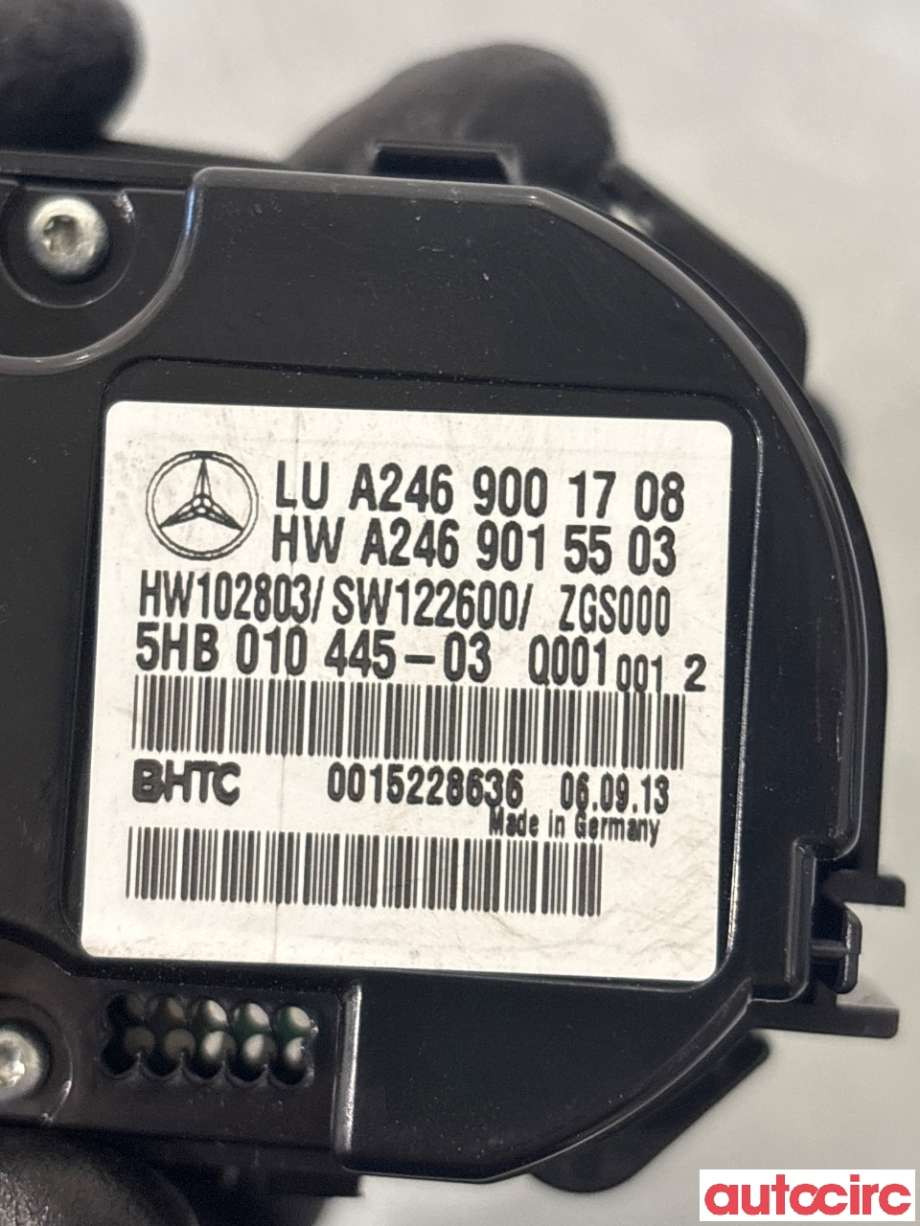 Varmeapparat betjening til Mercedes A-Klasse 2012-2018 (W176) (W176) (MERCEDES|A2469001708|5HB010445-03)