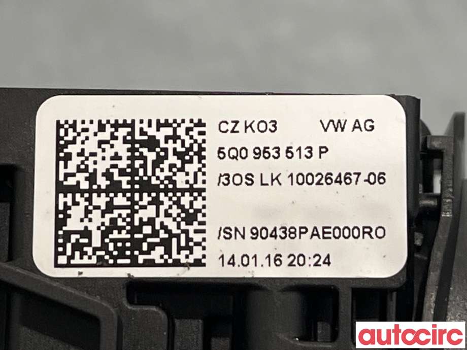 Bryter combi til VW e-Golf 2014-2017 (Fase 1)  (VOLKSWAGEN|5Q0953513AJ)