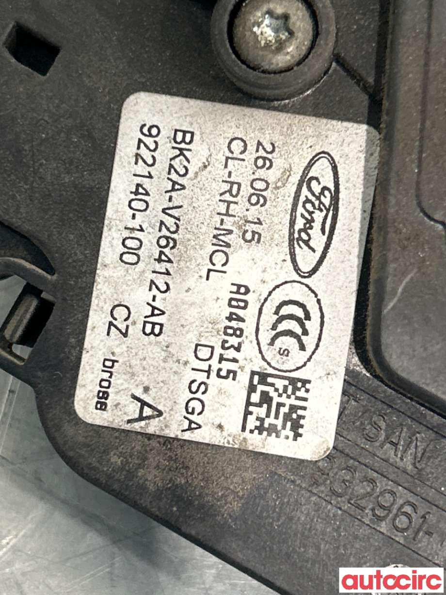 Låsekasse høyre til Ford Transit Custom 2013-2023 (Type I)  (FORD|2213182|1840159|BK2A-V26412-AB)