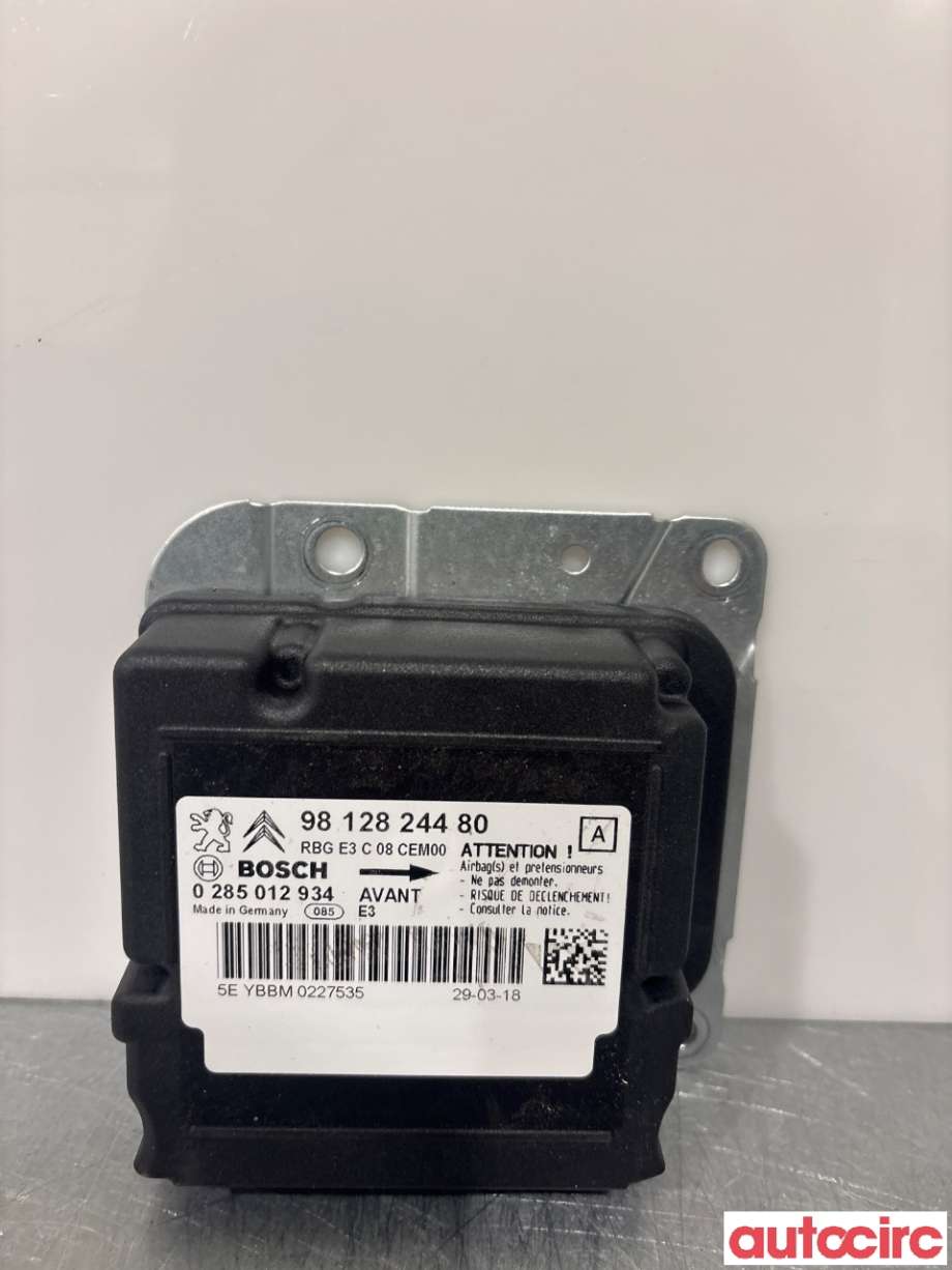 Airbag elektronikk til Citroën C4, Cactus, 2018-2021 (Fase 2)  (CITROEN|9812824480)