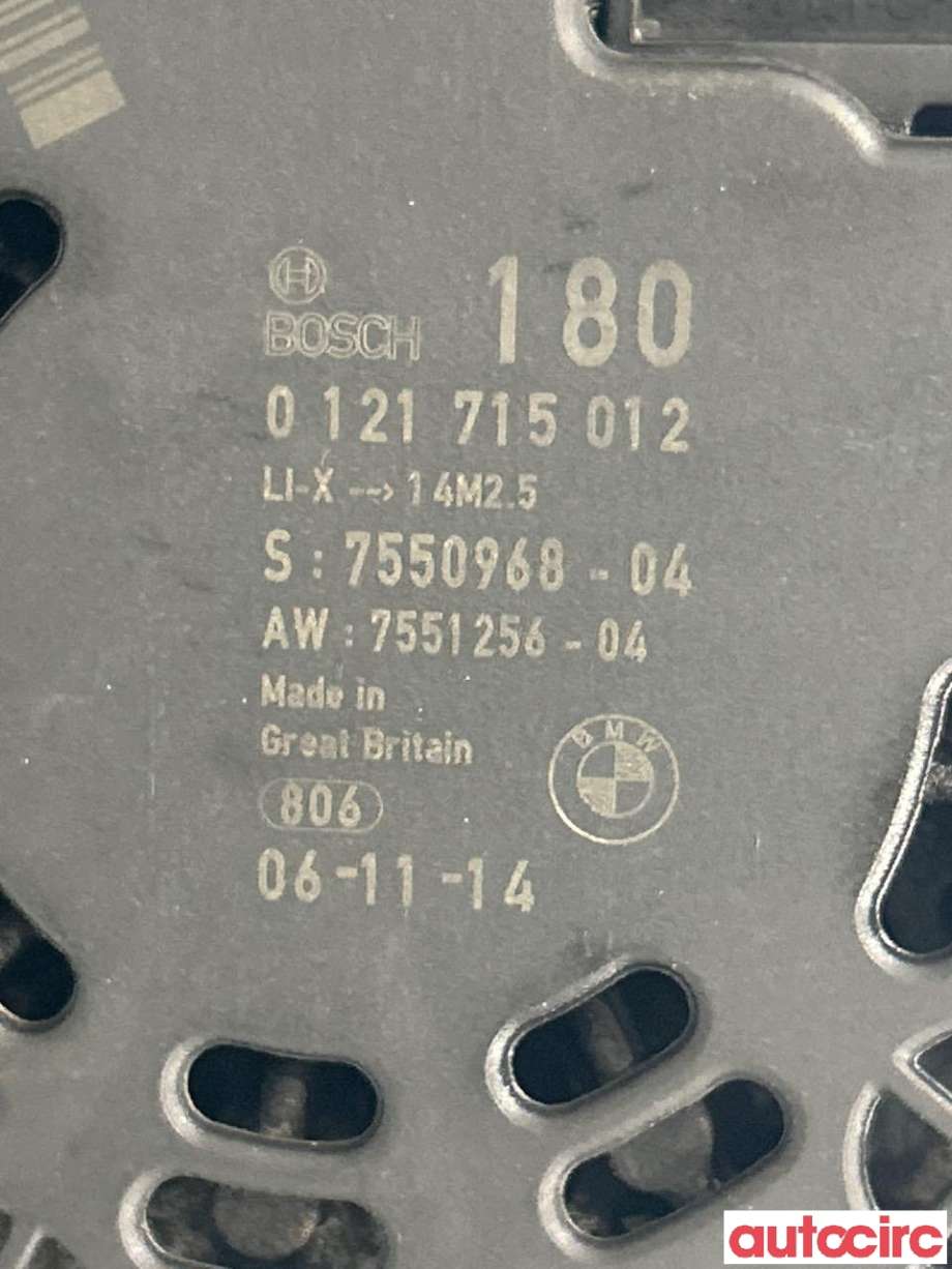 Dynamo til BMW 3-Serie 2005-2011 (E90/E91/E92/E93) (E90/E91/E92/E93) (BMW|12317551256|12317555926|7550968)