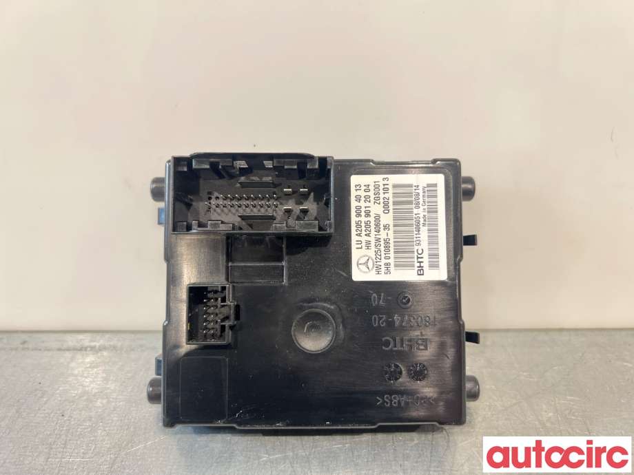 Styreenhet klima/aircondition til Mercedes C-Klasse, 2014-2018 (Fase 1) (W205) (W205) (MERCEDES|A2059004013)