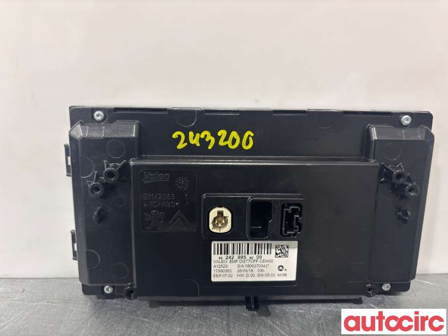 Instrument kjørecomputer til Peugeot 308 2013-2021 (Type II) (PEUGEOT|9824298580|)